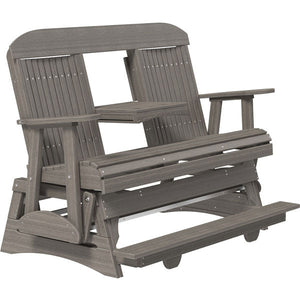 Classic Balcony Glider Outdoor Glider 5ft / Coastal Gray
