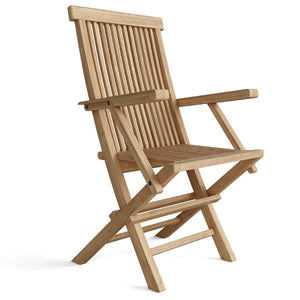 Classic Folding Armchair (Set of 2) Folding Chair