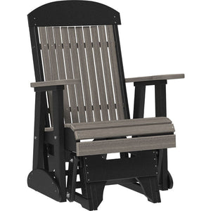 Classic Glider Chair Outdoor Glider 2ft / Coastal Gray & Black