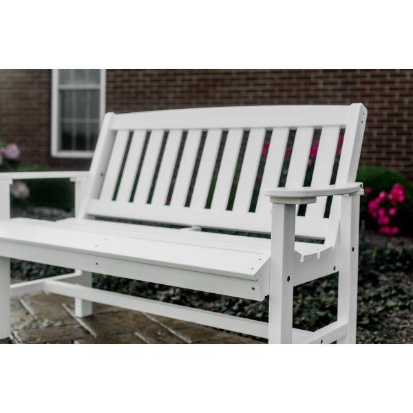 Classic Mission 4ft Recycled Plastic Bench