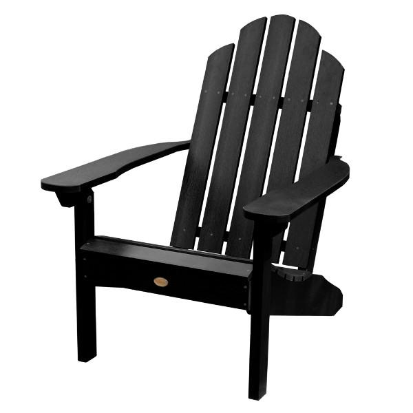 Classic Outdoor Westport Adirondack Chair Patio Chair Black