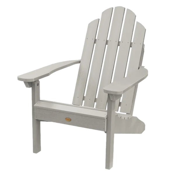 Classic Outdoor Westport Adirondack Chair Patio Chair Harbor Gray