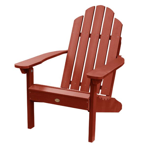 Classic Outdoor Westport Adirondack Chair Patio Chair Rustic Red