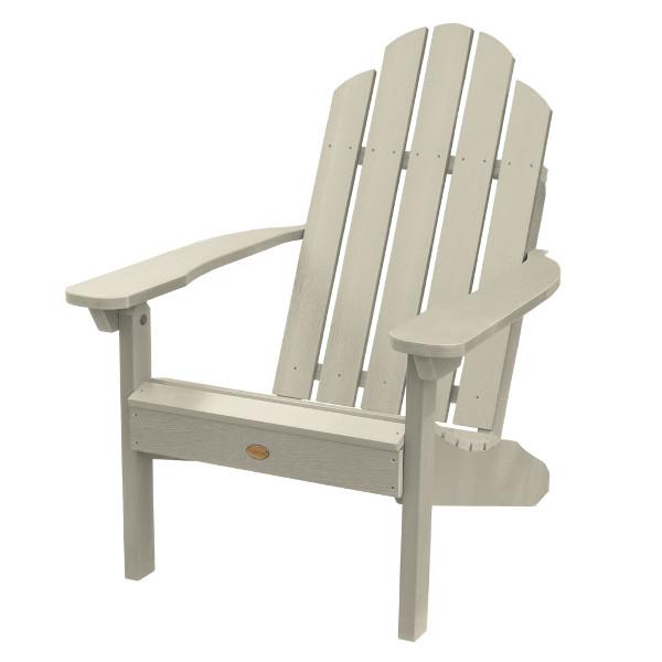Classic Outdoor Westport Adirondack Chair Patio Chair Whitewash