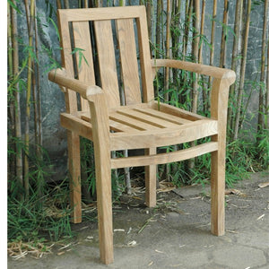 Classic Stackable Dining Armchair (Pack of 4) Dining Chairs