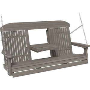Classic Swing Porch Swing 5ft / Coastal Gray