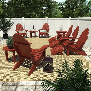 Classic Westport Adirondack Fireside Set Conversation Set