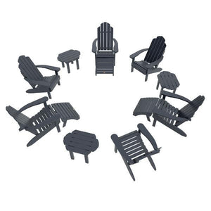 Classic Westport Adirondack Fireside Set Conversation Set