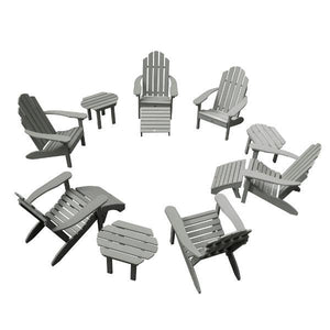 Classic Westport Adirondack Fireside Set Conversation Set