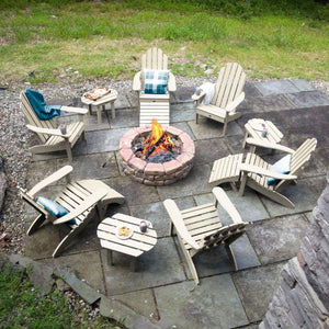 Classic Westport Adirondack Fireside Set Conversation Set