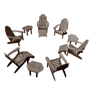 Classic Westport Adirondack Fireside Set Conversation Set