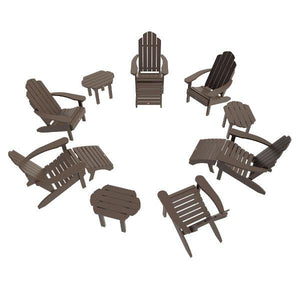 Classic Westport Adirondack Fireside Set Conversation Set