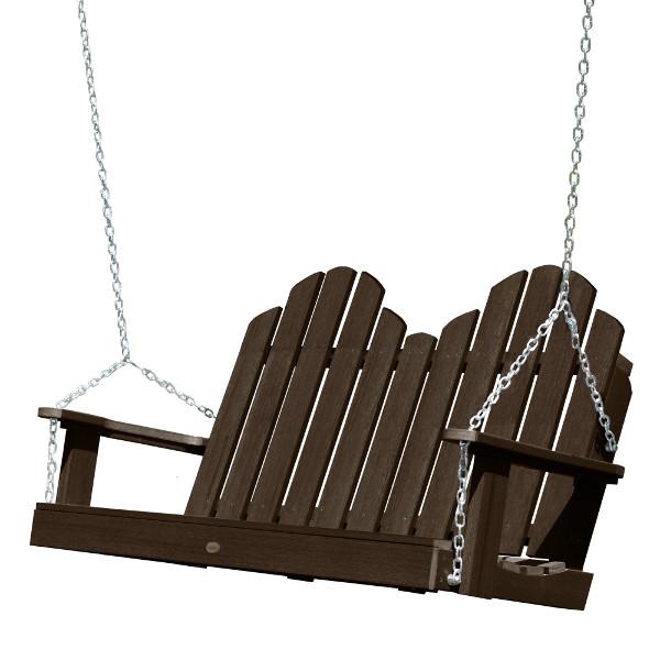 Classic Westport Porch Swing Porch Swing Weathered Acorn
