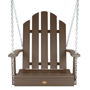 Classic Westport Single Seat Swing Seat Swing Weathered Acorn