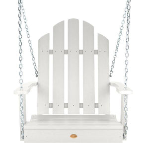 Classic Westport Single Seat Swing Seat Swing White