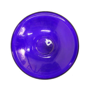 Cobalt Blue Crackle Glass Birdbath Bowl Birdbath Bowls