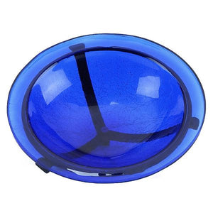 Cobalt Blue Crackle Glass Birdbath Bowl Birdbath Bowls