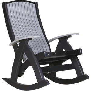 Comfort Rocker Rocker Chair Dove Gray & Black