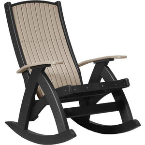 Comfort Rocker Rocker Chair Weatherwood & Black
