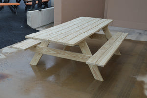 Commercial Grade Pressure Treated Pine Park Picnic Table (ADA Compliant) Picnic Table