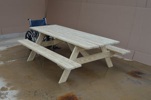 Commercial Grade Pressure Treated Pine Park Picnic Table (ADA Compliant) Picnic Table