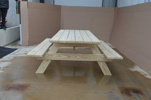 Commercial Grade Pressure Treated Pine Park Picnic Table (ADA Compliant) Picnic Table