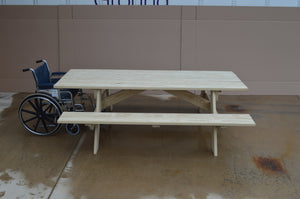 Commercial Grade Pressure Treated Pine Park Picnic Table (ADA Option) Picnic Table