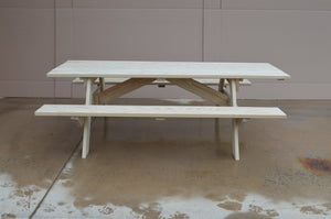Commercial Grade Pressure Treated Pine Park Picnic Table (ADA Option) Picnic Table
