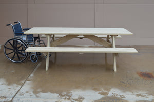 Commercial Grade Pressure Treated Pine Park Picnic Table (ADA Option) Picnic Table