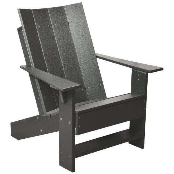 Little Cottage Co. Contemporary Adirodack Chair Chair Dark Gray