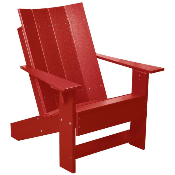 Contemporary Adirondack Chair Adirondack Chair Cardinal Red