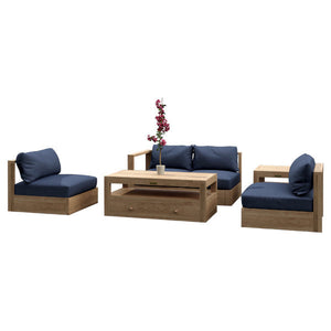 Copacabana 5 pieces Modular Deep Seating Set Conversation Set