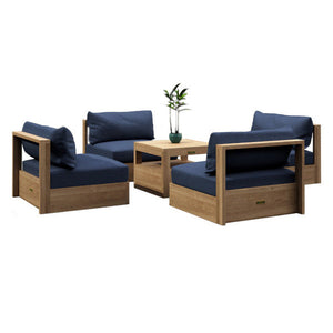 Copacabana 5 pieces Modular Deep Seating Set Conversation Set