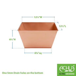 Copper Plated Flower Box Flower Box