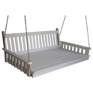 Yellow Pine 75" Twin Mattress Traditional English Swingbed - The Charming Bench Company