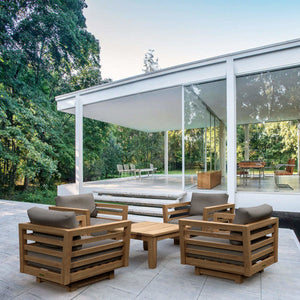 Cordoba Deep Seating 5-Piece Swivel Set Conversation Set