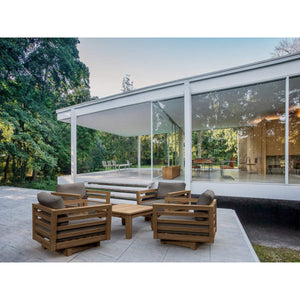 Cordoba Deep Seating 5-Piece Swivel Set Conversation Set