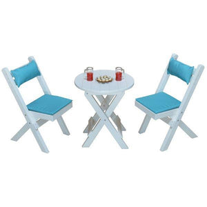 Coronado Folding Poly Bistro Set - The Charming Bench Company