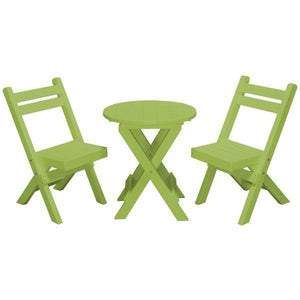 Coronado Folding Poly Bistro Set - The Charming Bench Company