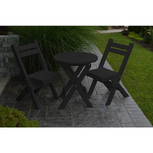 Coronado Folding Poly Bistro Set - The Charming Bench Company