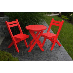 Coronado Folding Poly Bistro Set - The Charming Bench Company
