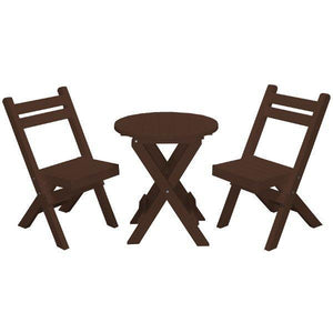 Coronado Folding Poly Bistro Set - The Charming Bench Company