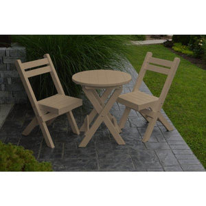 Coronado Folding Poly Bistro Set - The Charming Bench Company