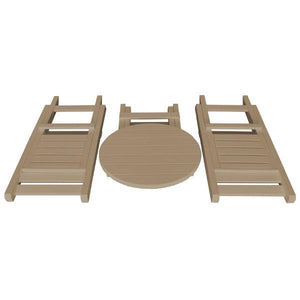 Coronado Folding Poly Bistro Set - The Charming Bench Company