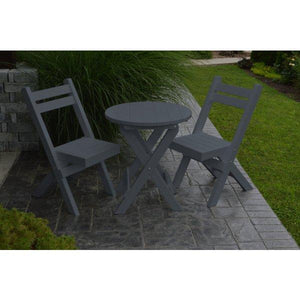 Coronado Folding Poly Bistro Set - The Charming Bench Company