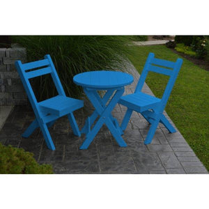 Coronado Folding Poly Bistro Set - The Charming Bench Company