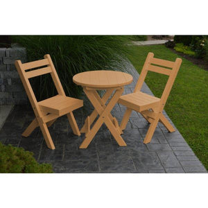 Coronado Folding Poly Bistro Set - The Charming Bench Company