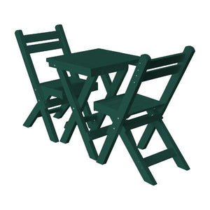 Coronado Folding Poly Bistro Set - The Charming Bench Company