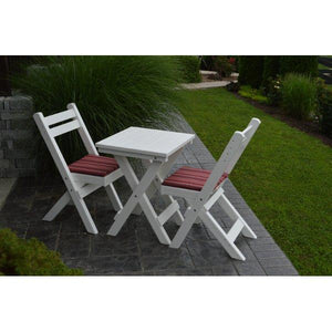Coronado Folding Poly Bistro Set - The Charming Bench Company