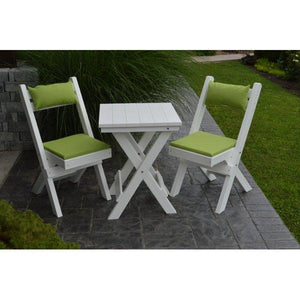 Coronado Folding Poly Bistro Set - The Charming Bench Company